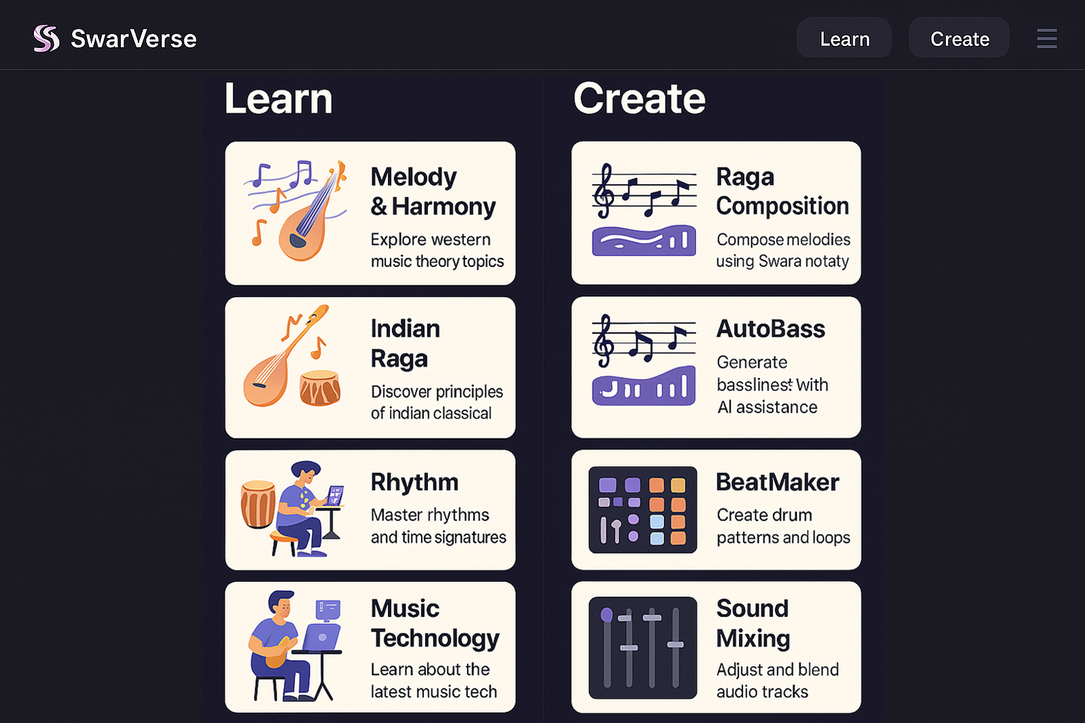 Main Page UI
